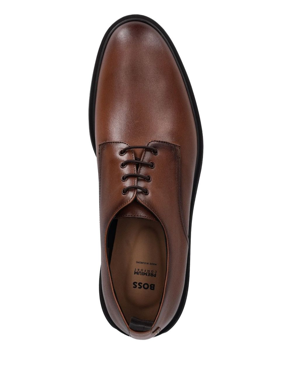 Calev leather lace-up derby shoes - 3