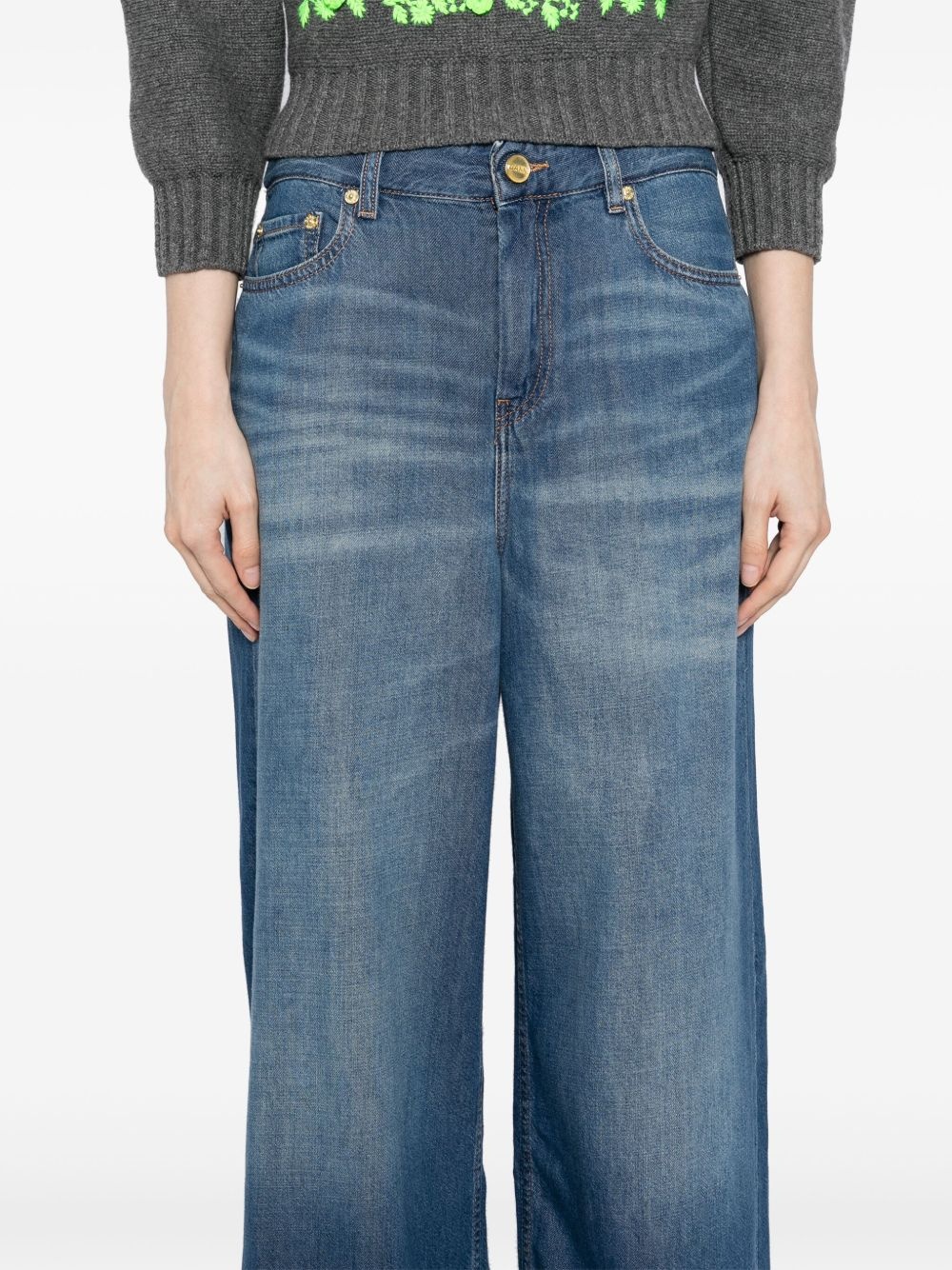 wide-leg jeans - 5
