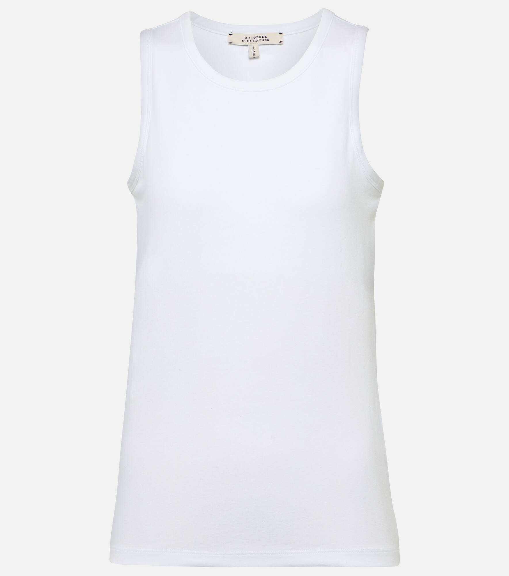 Cotton-blend tank top - 1