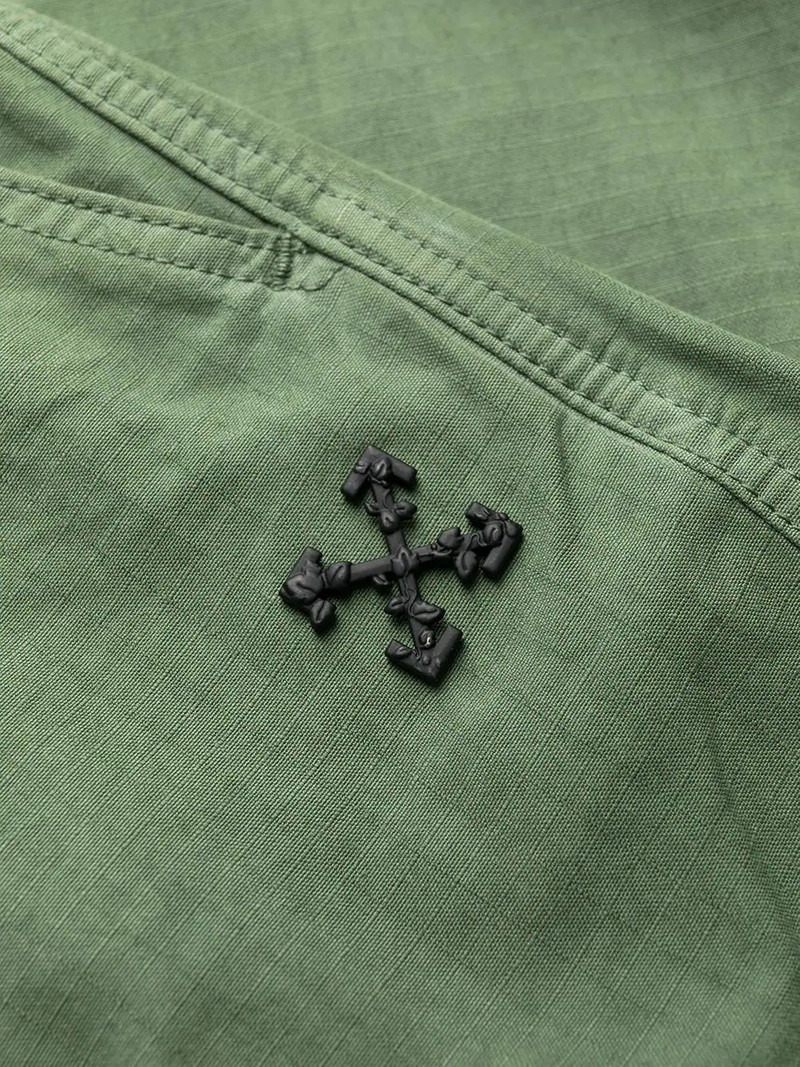 utility pocket straight trousers 7