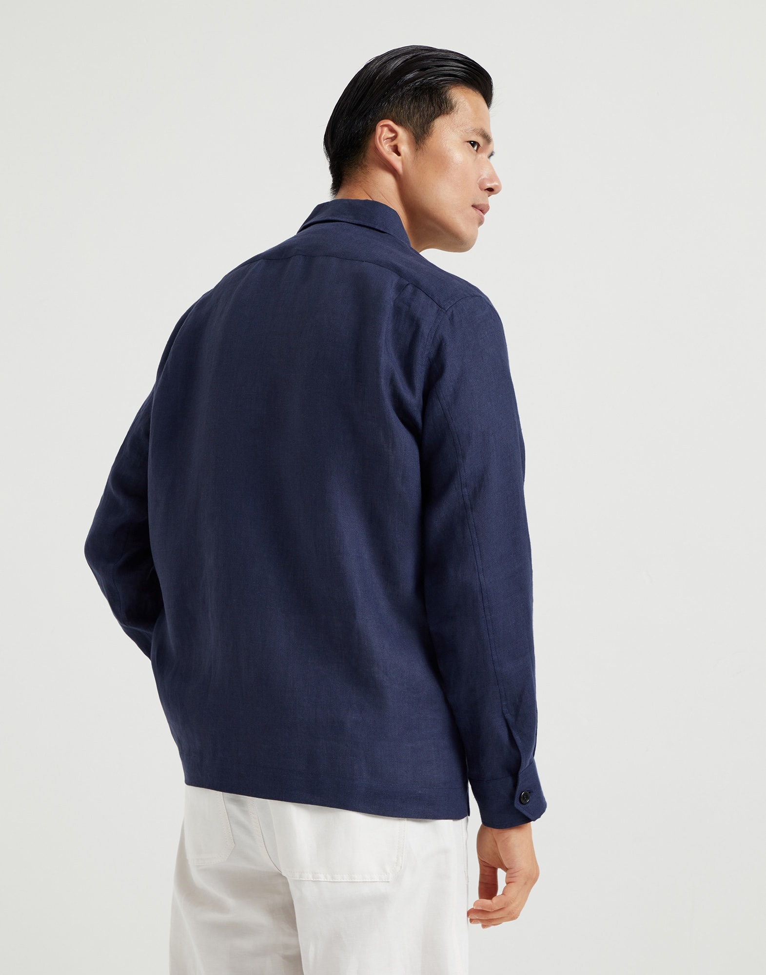 Linen easy fit guayabera - 2