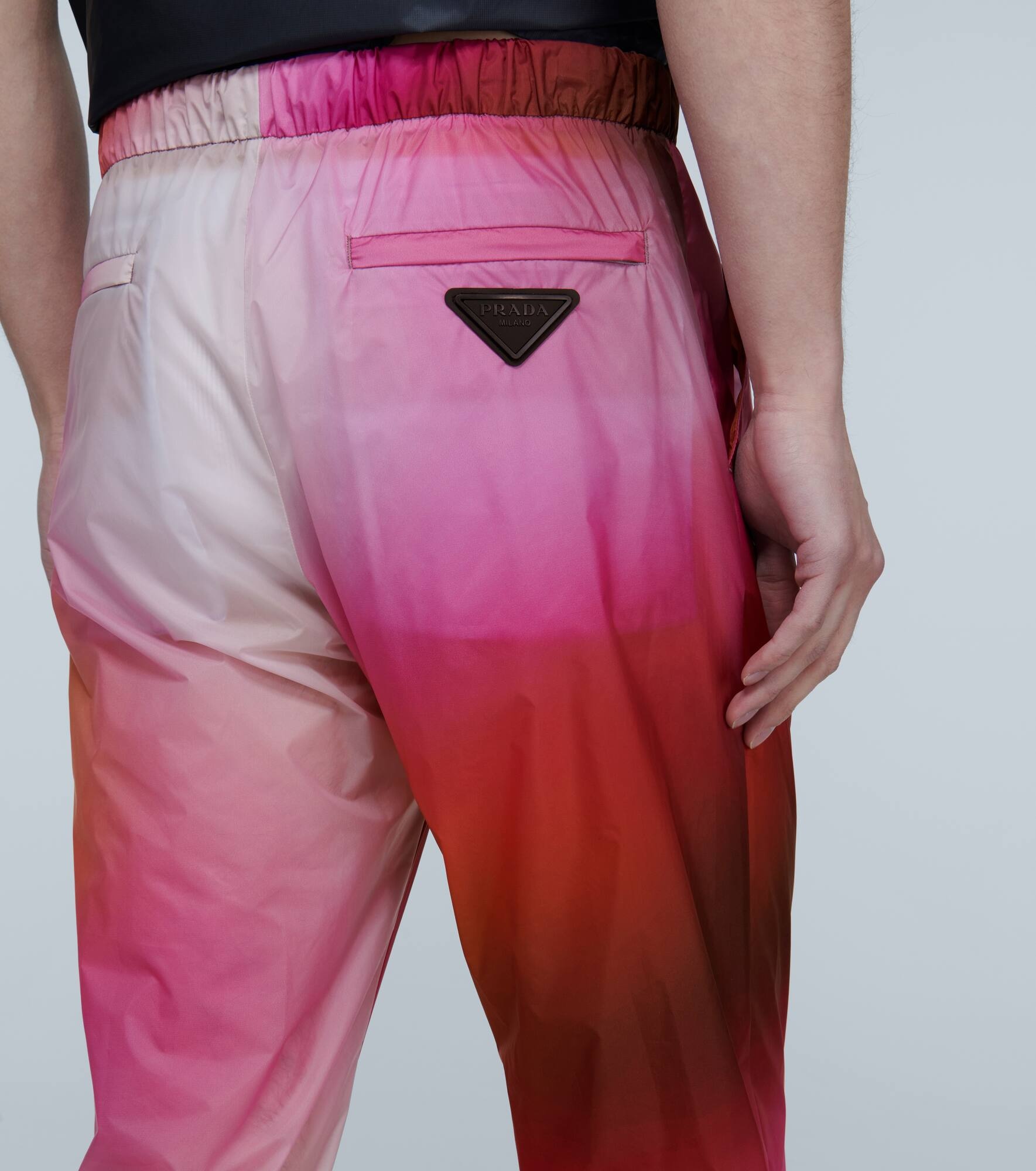 printed technical pants - 5