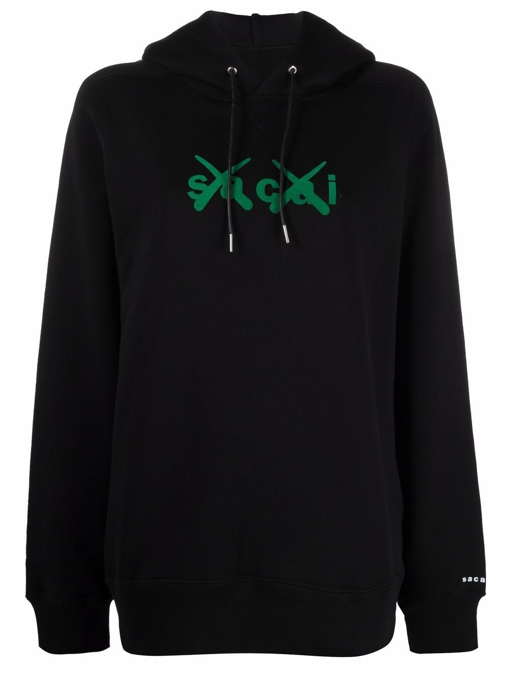 x Kaws logo-print hoodie - 1