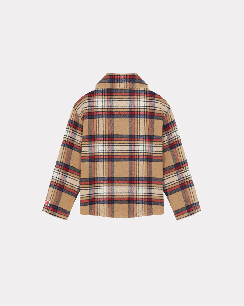 KENZO Checked wool shirt outlook