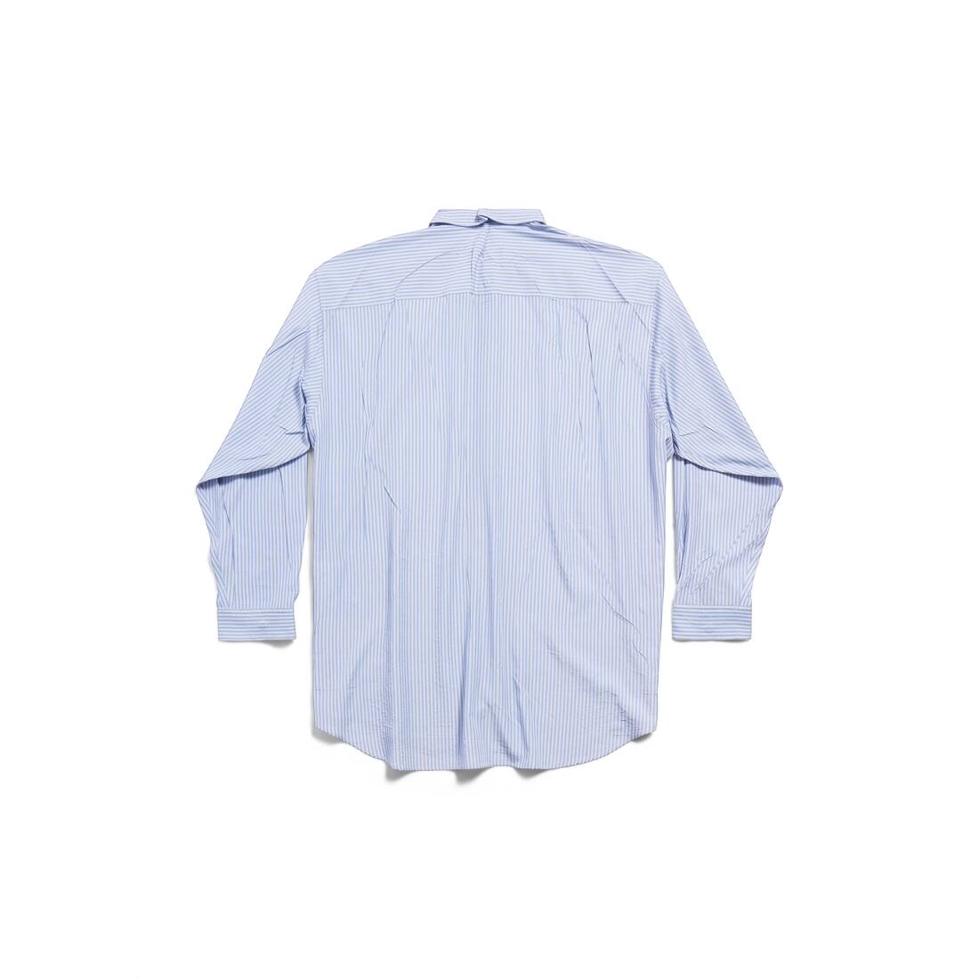Men's Fluid Shirt in Blue/white - 3
