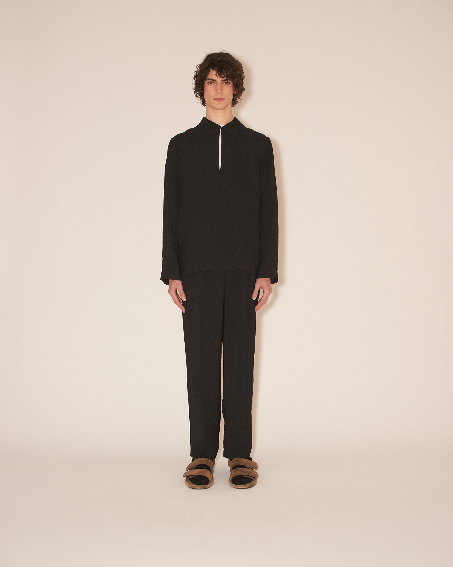 MARLO - Long sleeve v-neck - Black - 2