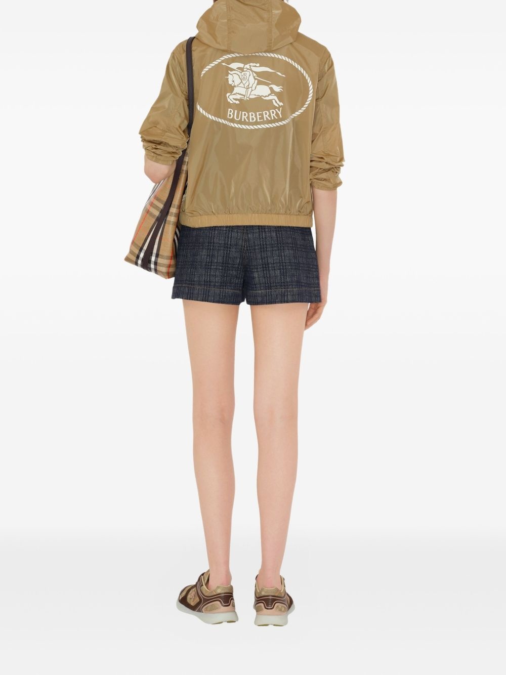 logo-print jacket - 3