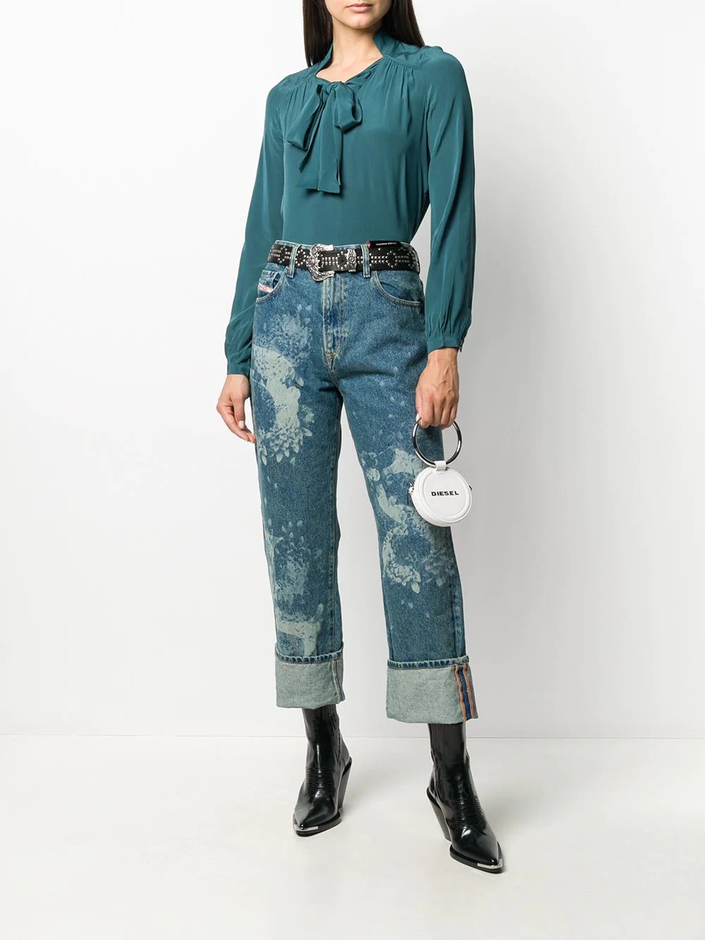 D-Reggy straight-leg jeans  - 2