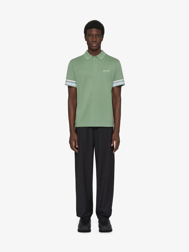 Givenchy POLO IN COTTON WITH FLORAL DETAIL outlook