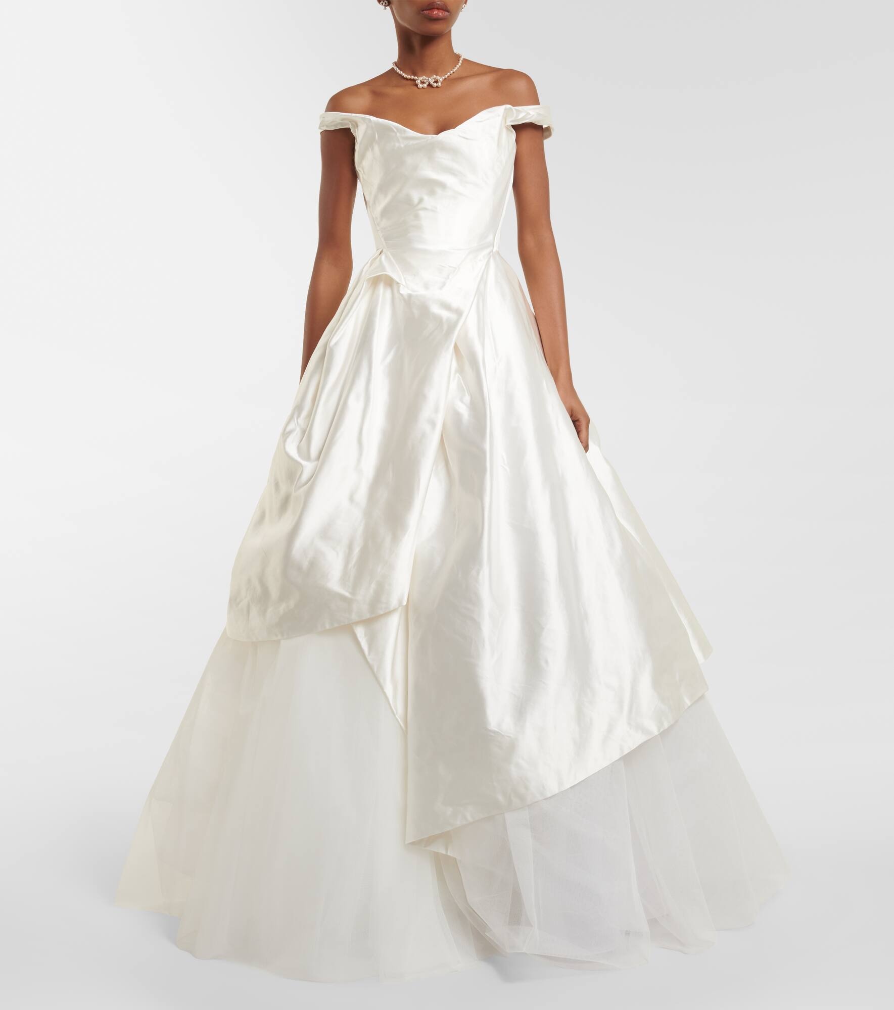 Bridal Nebula silk gown - 2