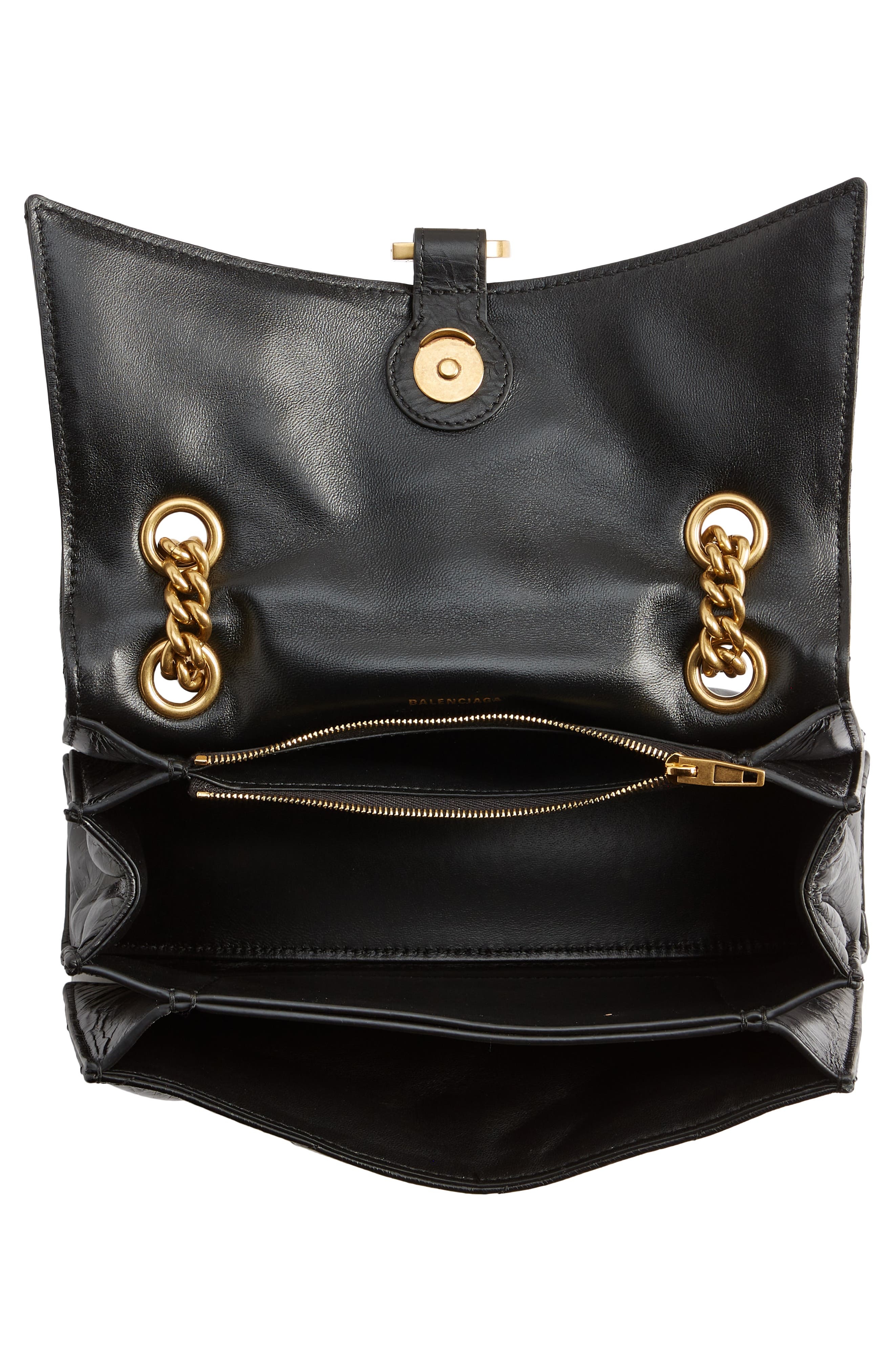 Crush Quilted Leather Shoulder Bag - 5