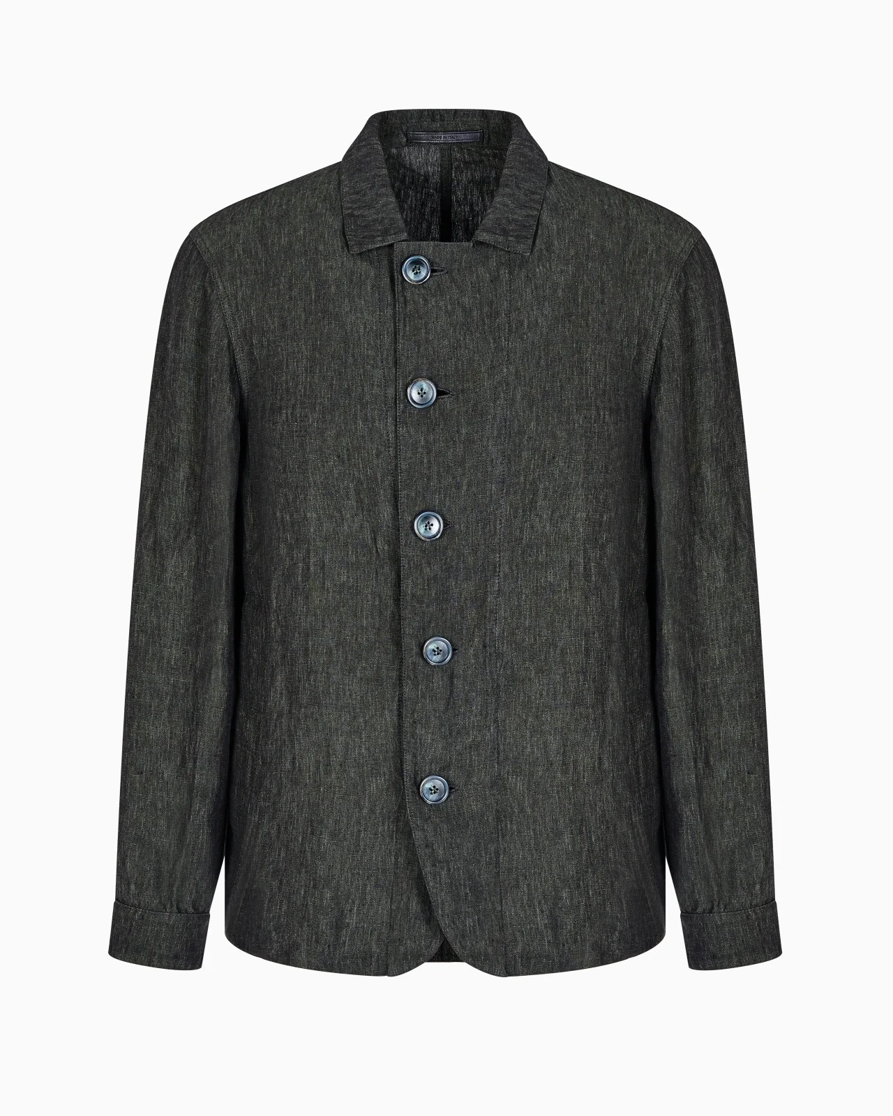 PURE LINEN, SINGLE-BREASTED JACKET - 1