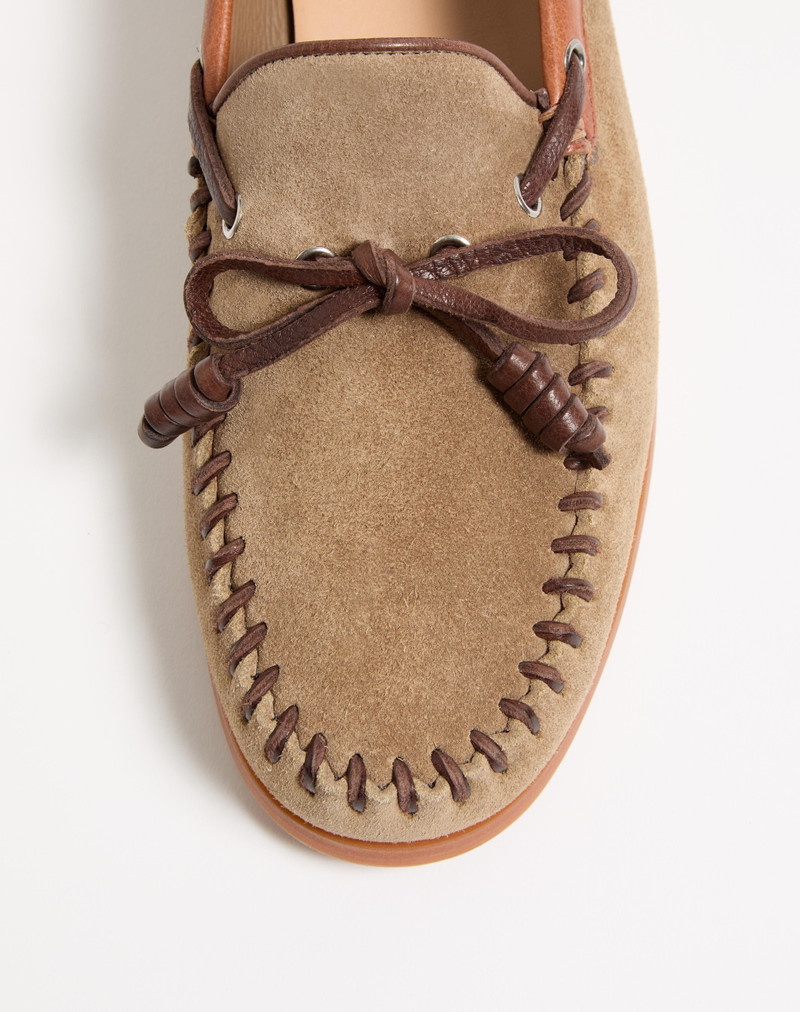 Valentino PALM AVENUE CRUST LEATHER BOAT SHOE outlook