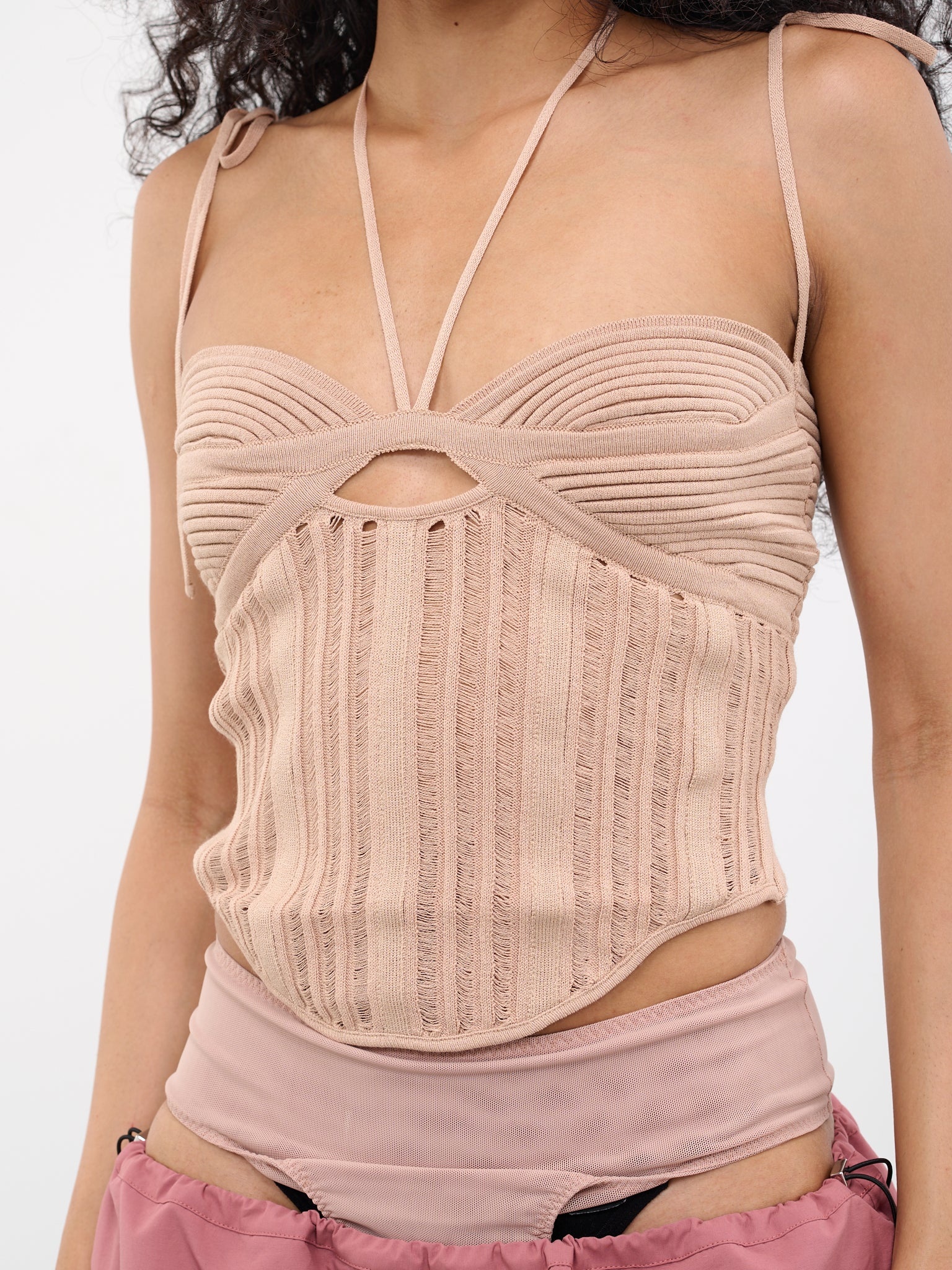 Floating Knit Corset - 4