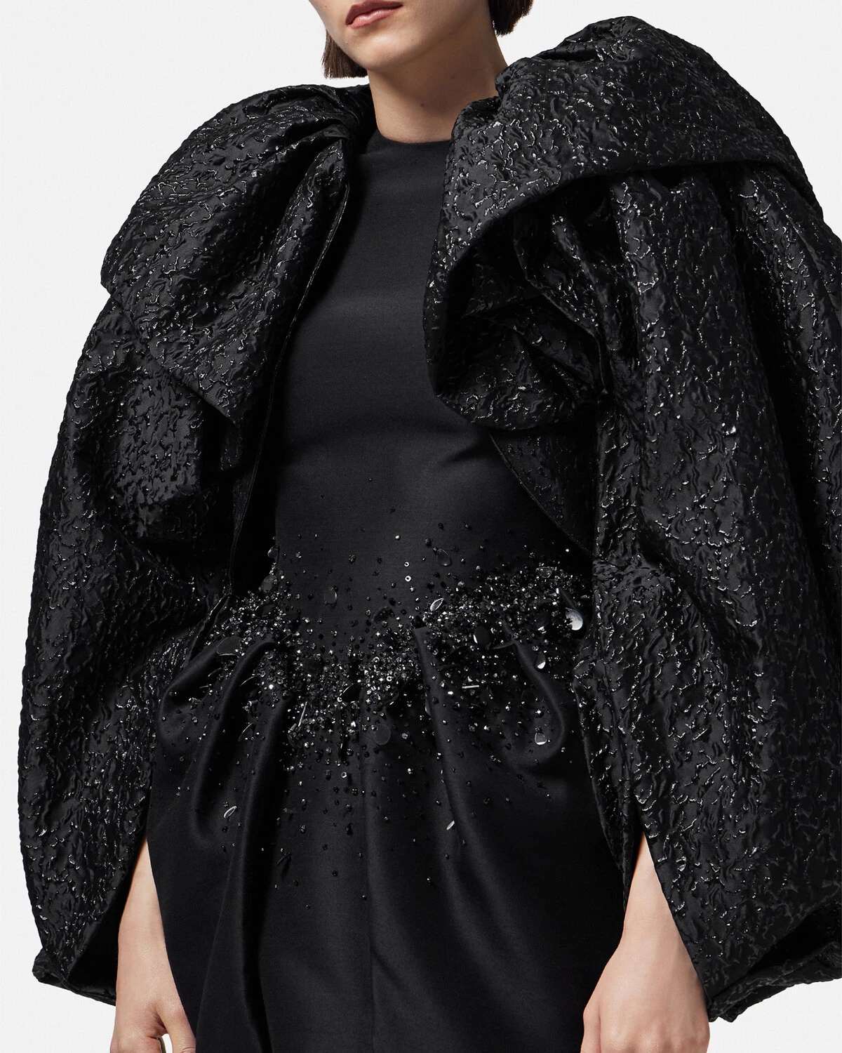 Lurex Cloquet Cape - 5