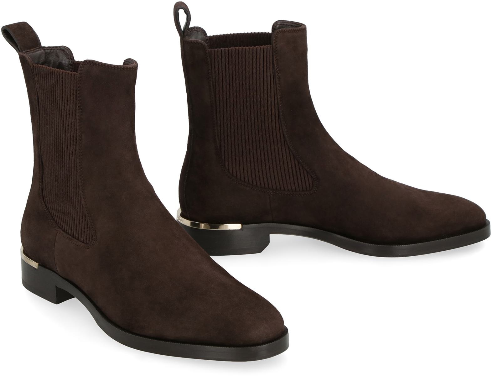 JIMMY CHOO THE SALLY SUEDE CHELSEA BOOTS - 3