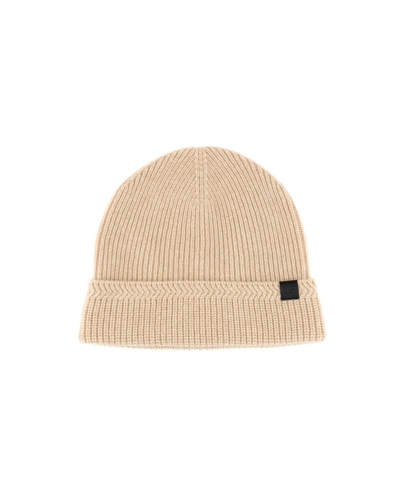 Tf Patch Ribbed Beanie - 1