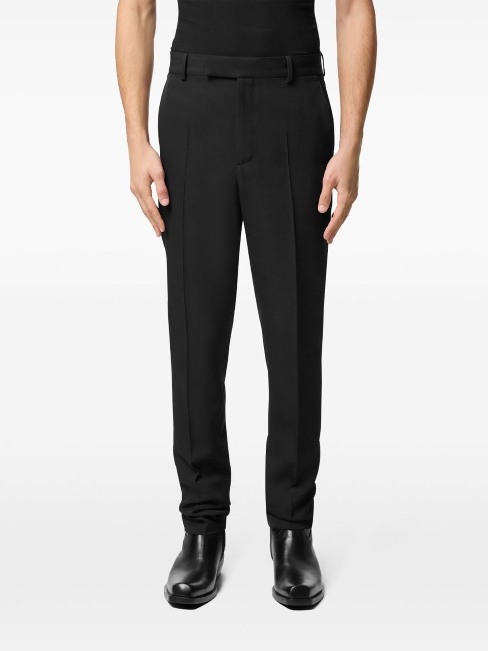 logo-appliqué trousers - 3