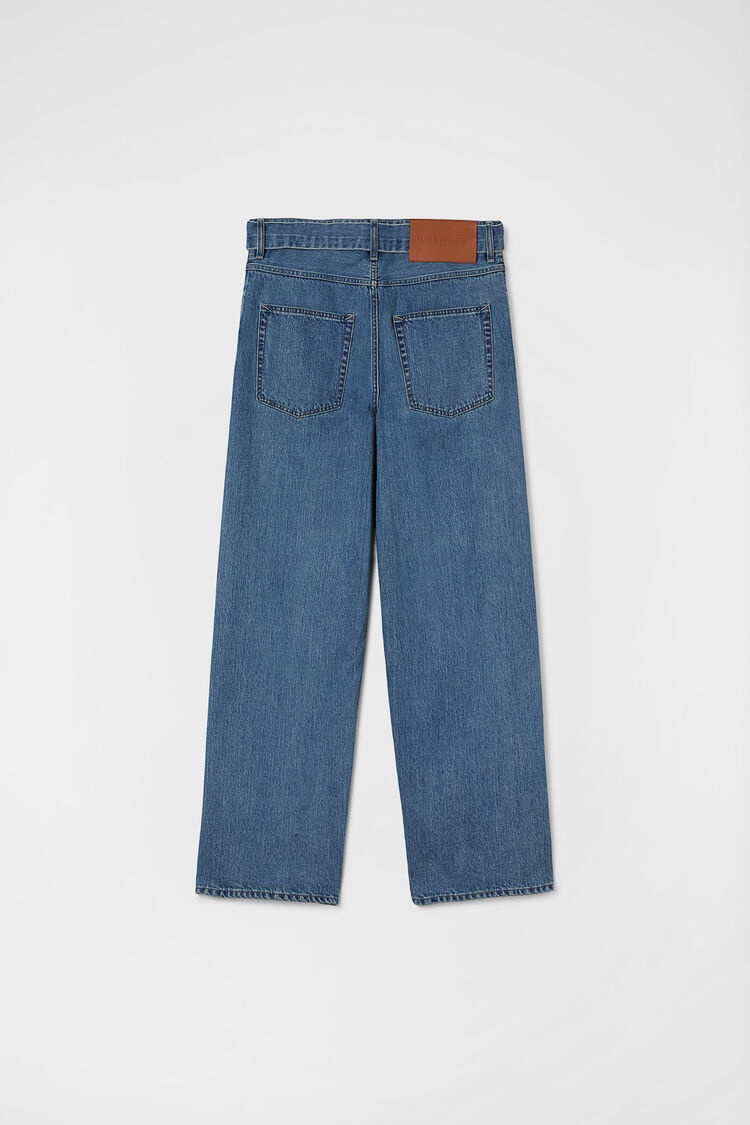Loose Denim Trousers - 8