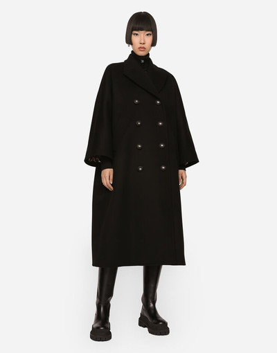 Dolce & Gabbana Double-breasted baize coat outlook