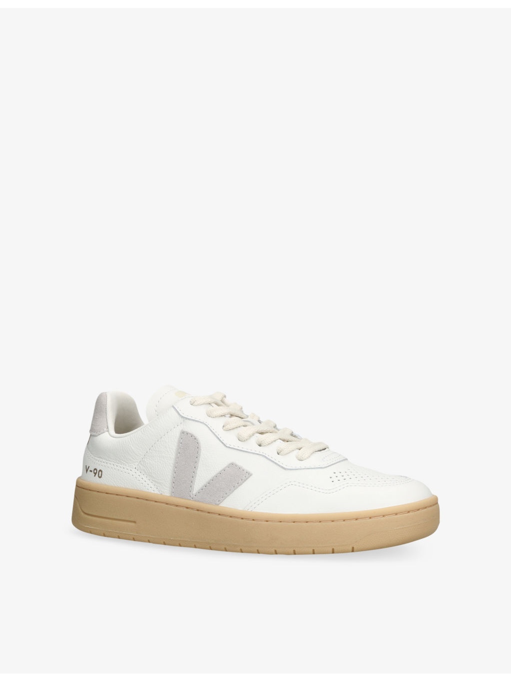 Women's V90 Low-Top Leather Trainers - 3