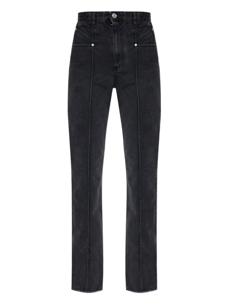 Vetan centre-seam straight-leg jeans 1