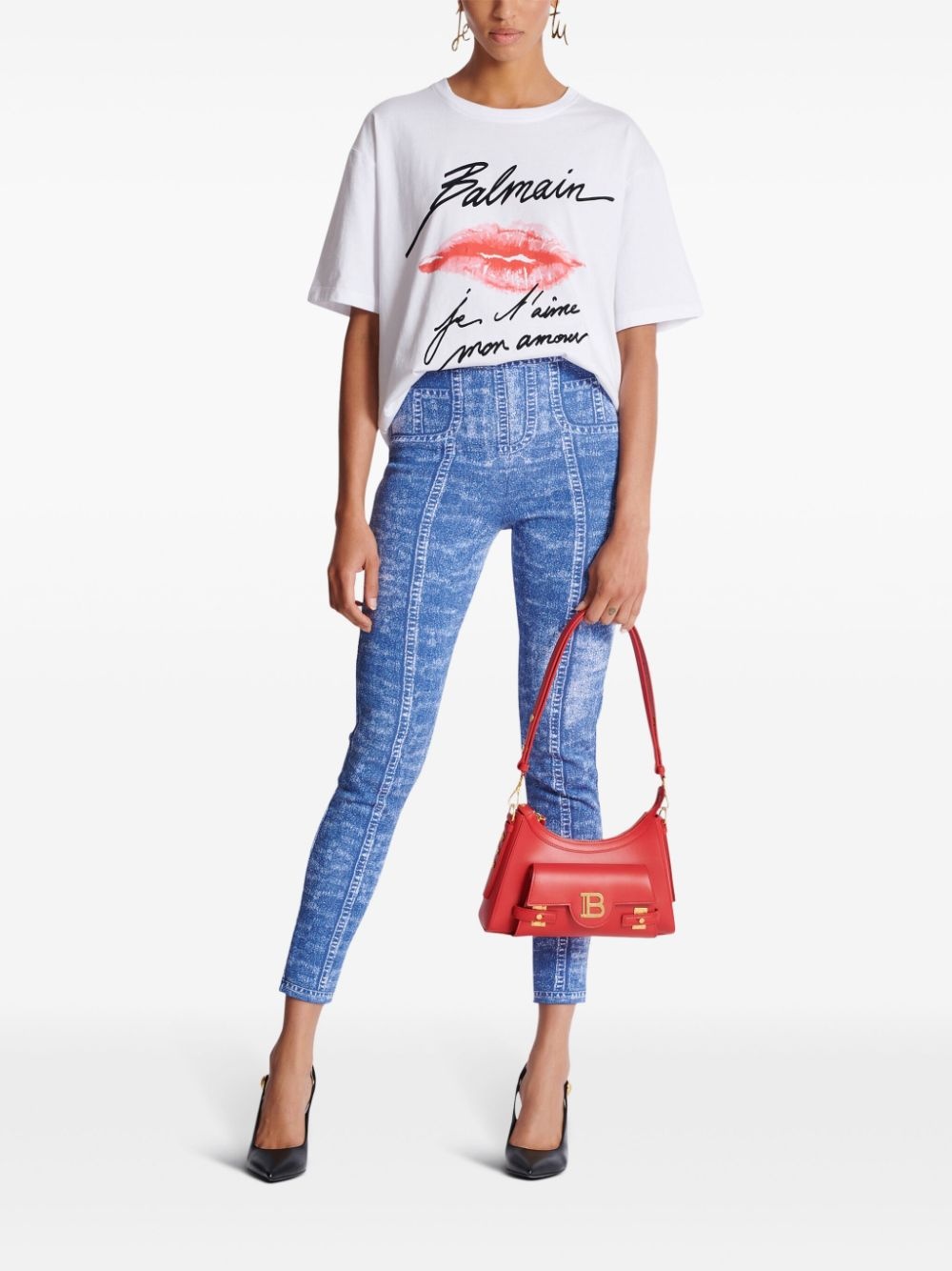 kiss-print T-shirt - 2