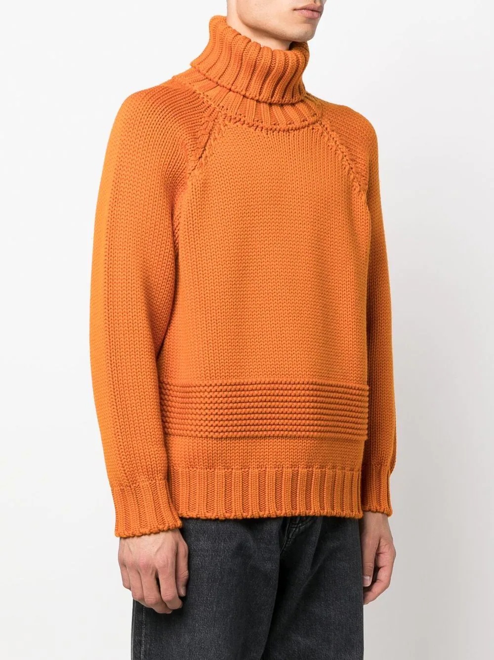 roll-neck wool jumper - 3