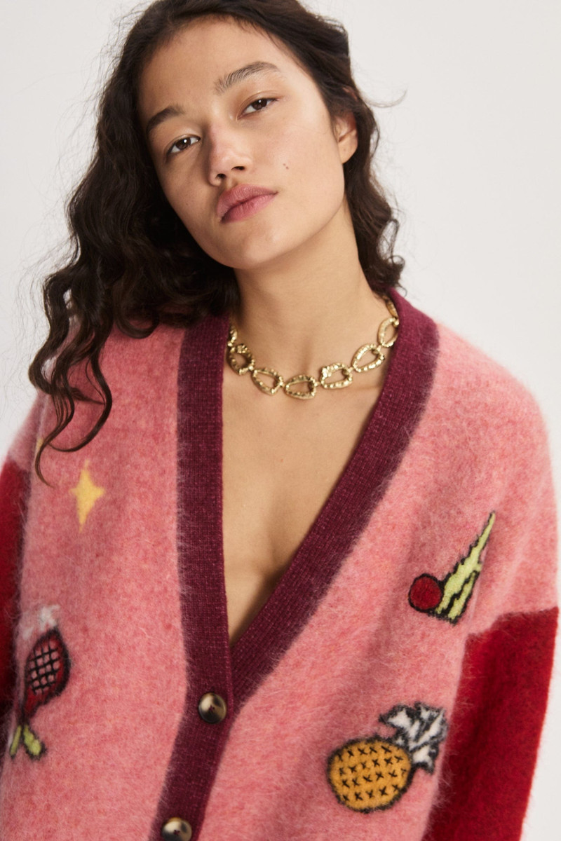 ALÉMAIS Team Spirit Bamboo Link Necklace Exclusive outlook