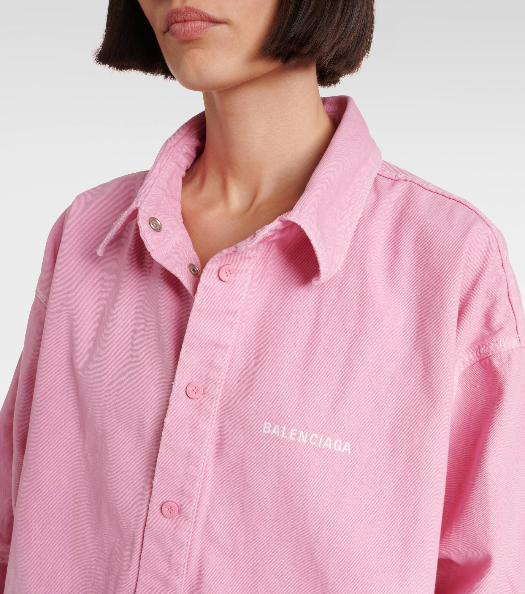 Oversized cotton shirt - 4