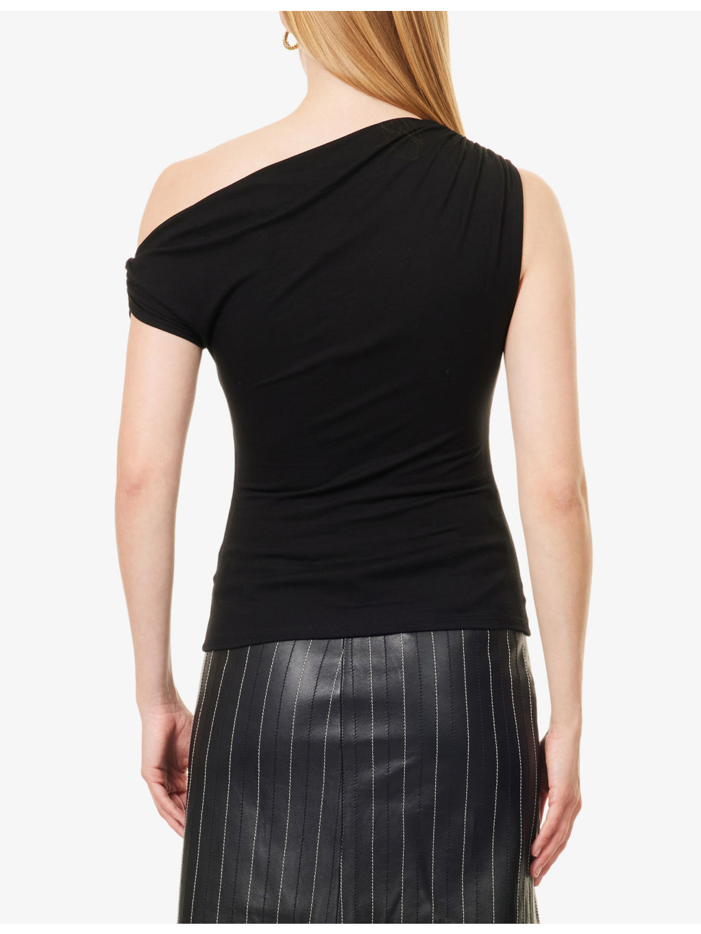 Belle Asymmetric Jersey Top - 4