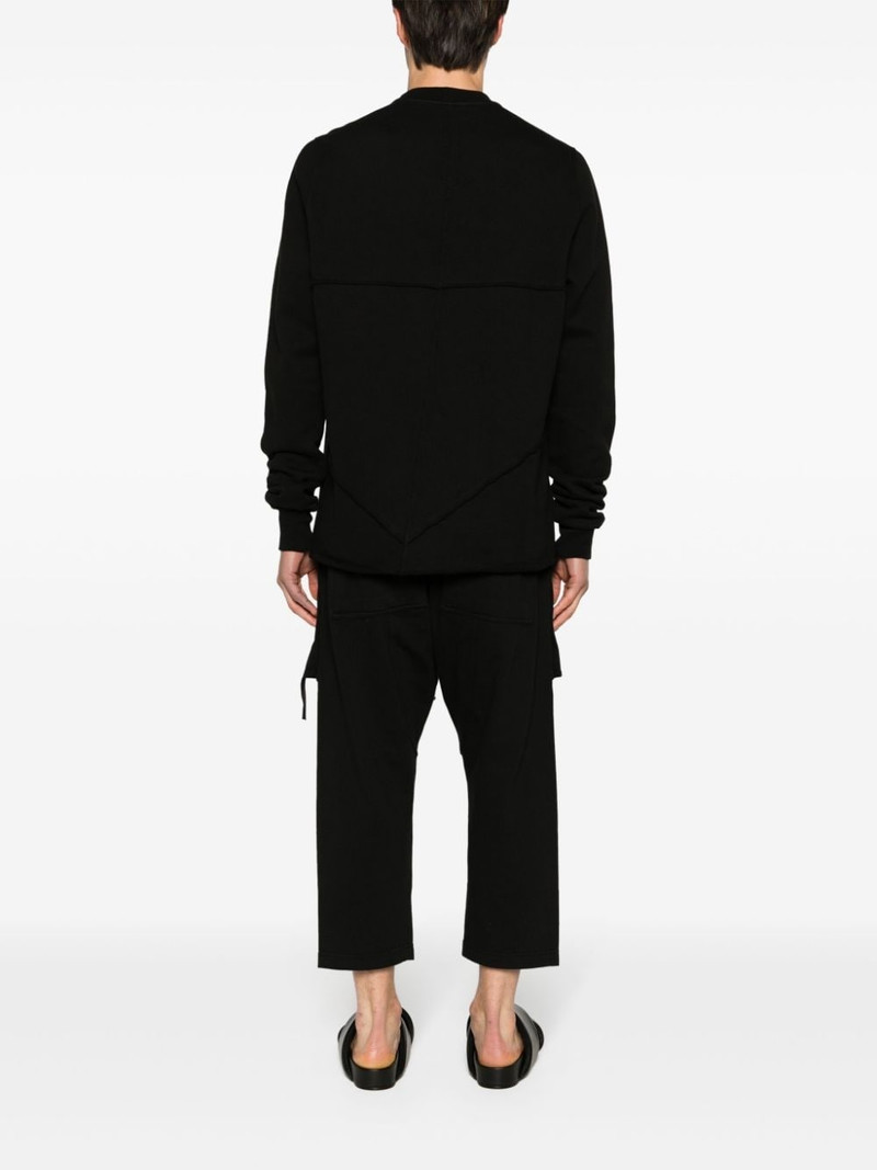 panelled organic-cotton sweatshirt 4