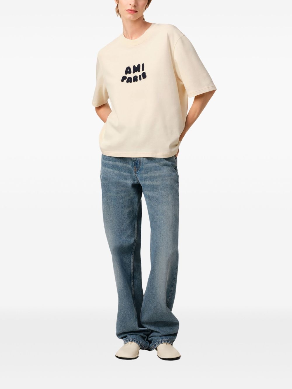 Ami Paris-patch T-shirt - 2