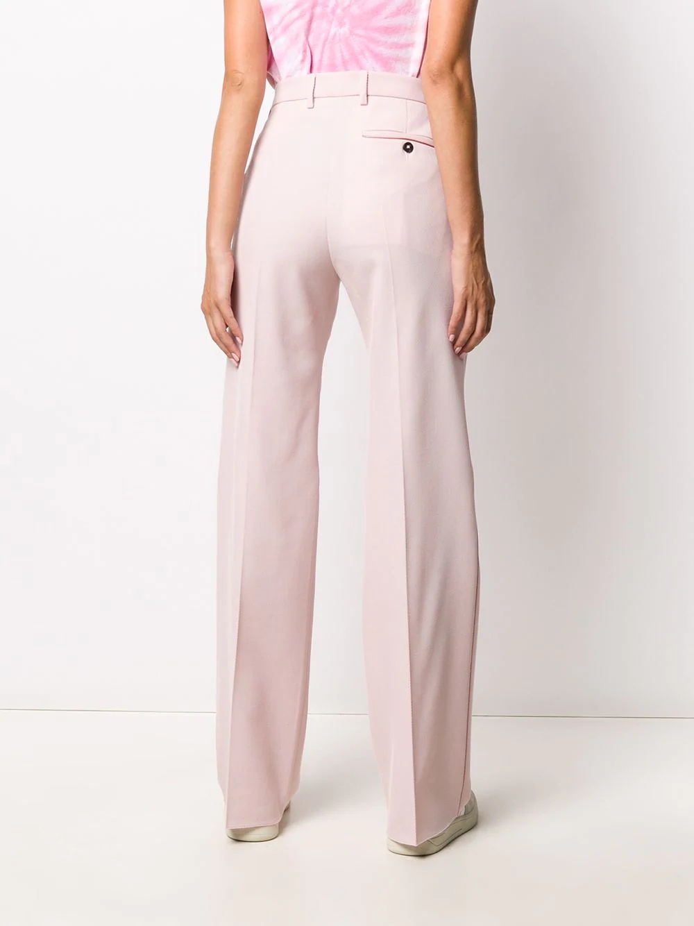 tailored wide-leg trousers - 4