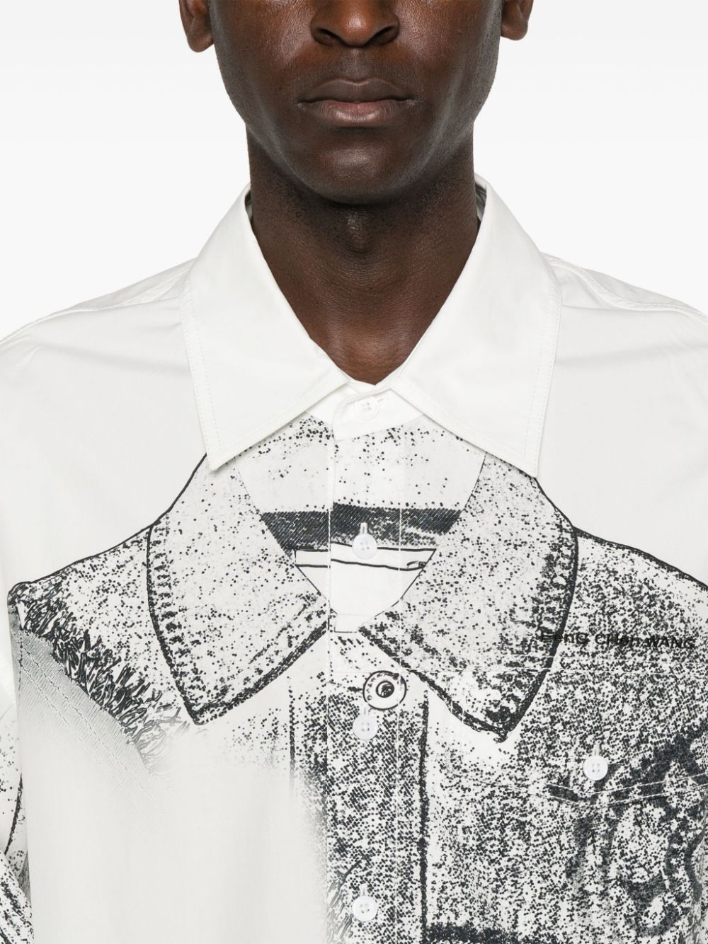 trompe l'oeil-print shirt - 5