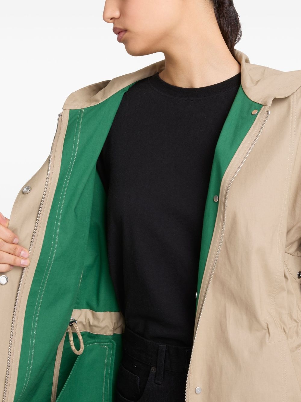 hooded parka coat - 5