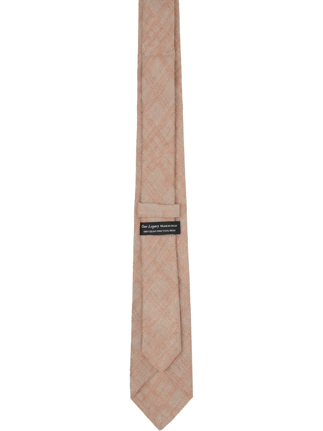 Pink Check Tie - 2