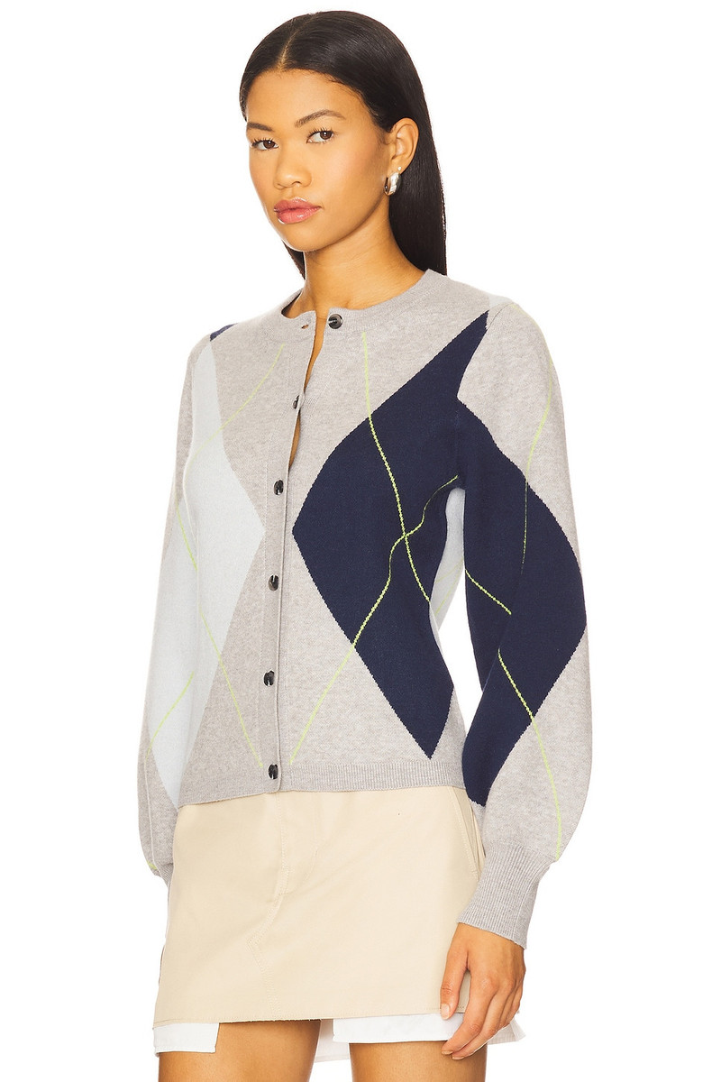525 america Noelle Argyle Cardigan outlook