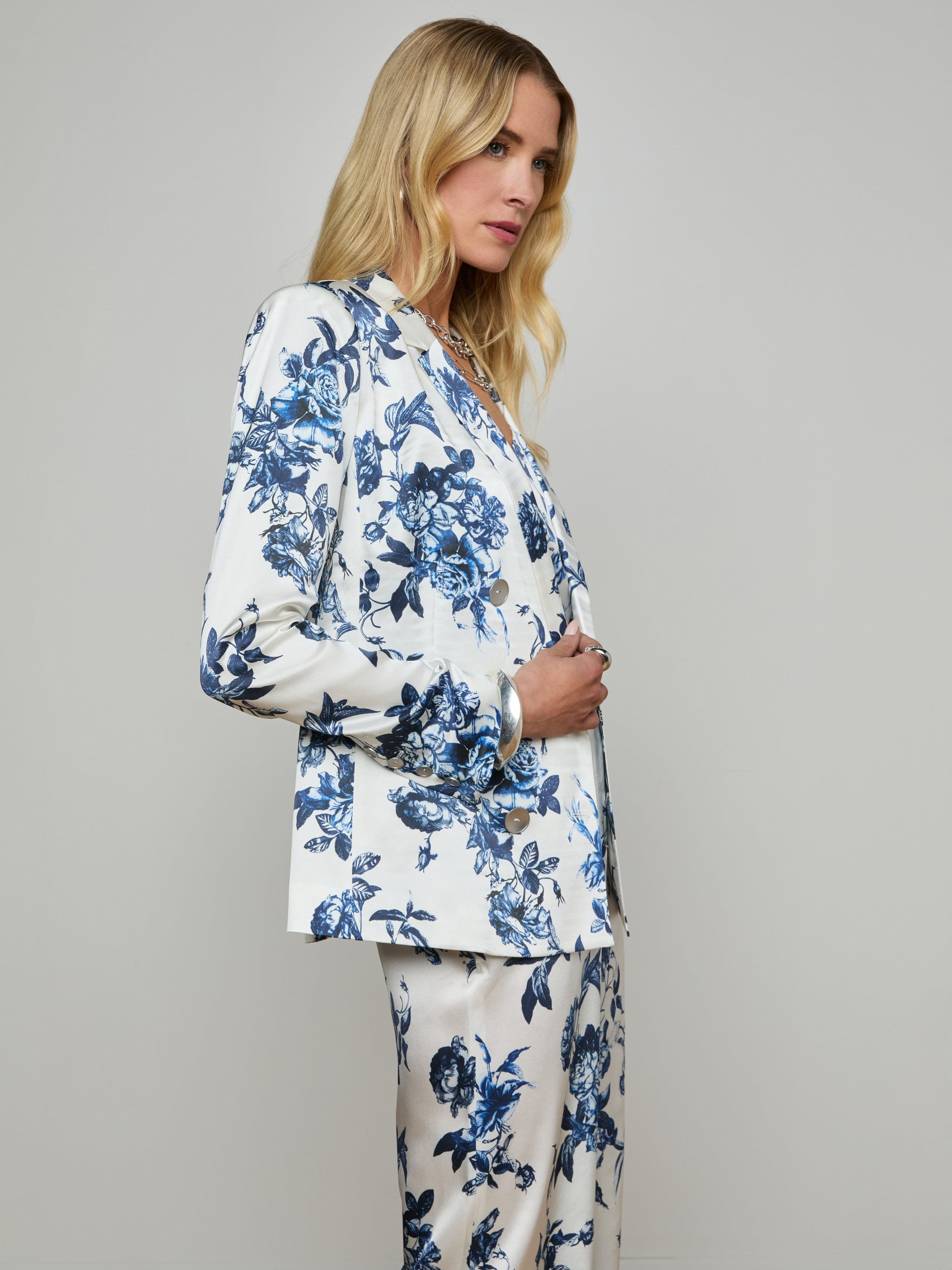 Colin Silk Blazer - 4