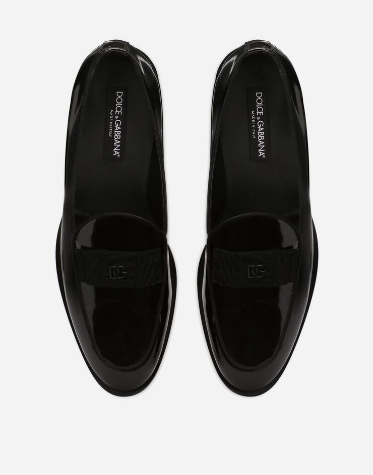 Polished calfskin slippers - 4