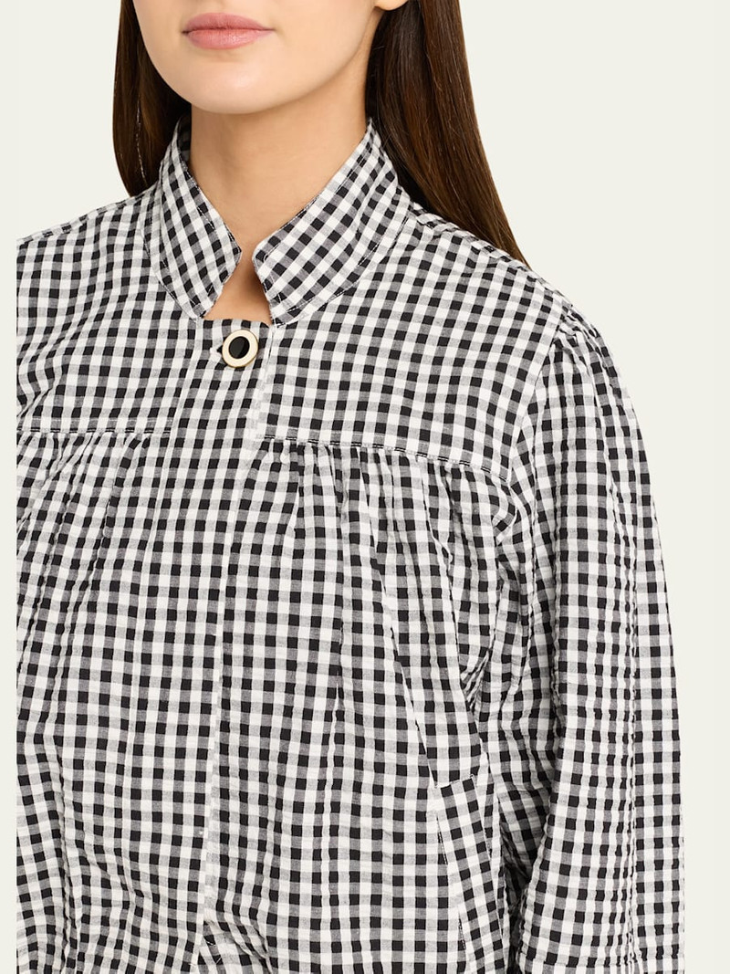 Jodie Gingham Seersucker Jacket 5