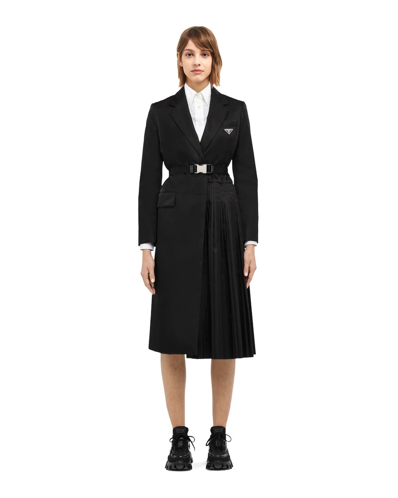Prada Re-Nylon gabardine trench coat outlook
