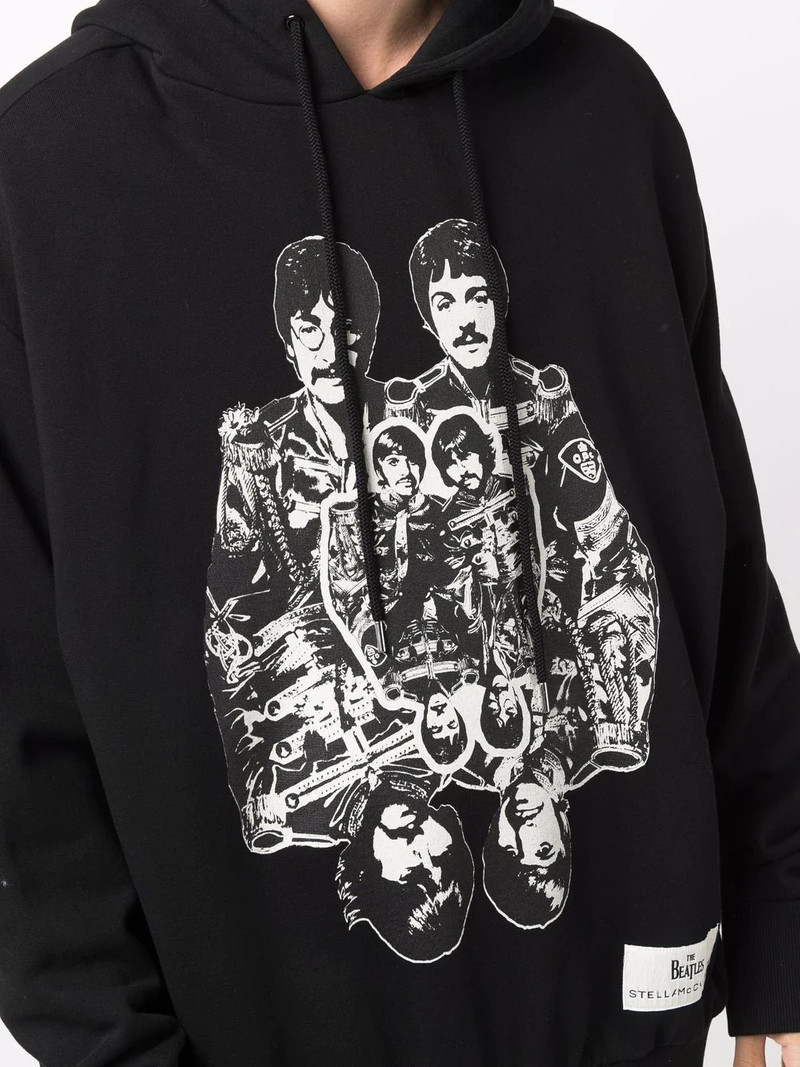 x The Beatles printed hoodie 6