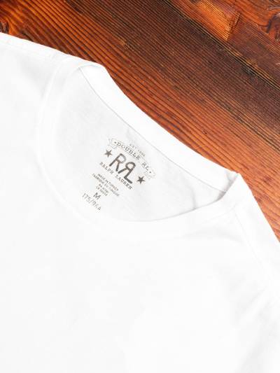 RRL by Ralph Lauren Vintage Knit T-Shirt in White outlook