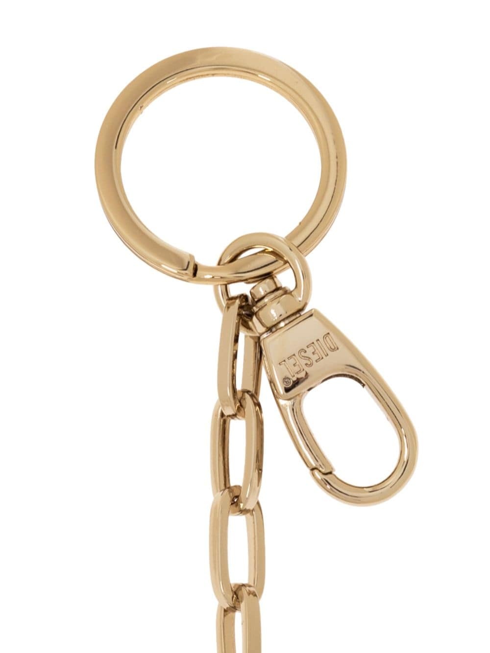 Oval D polished keychain - 4