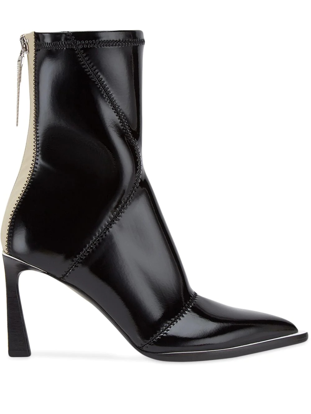 FFrame structured heel ankle boots - 1