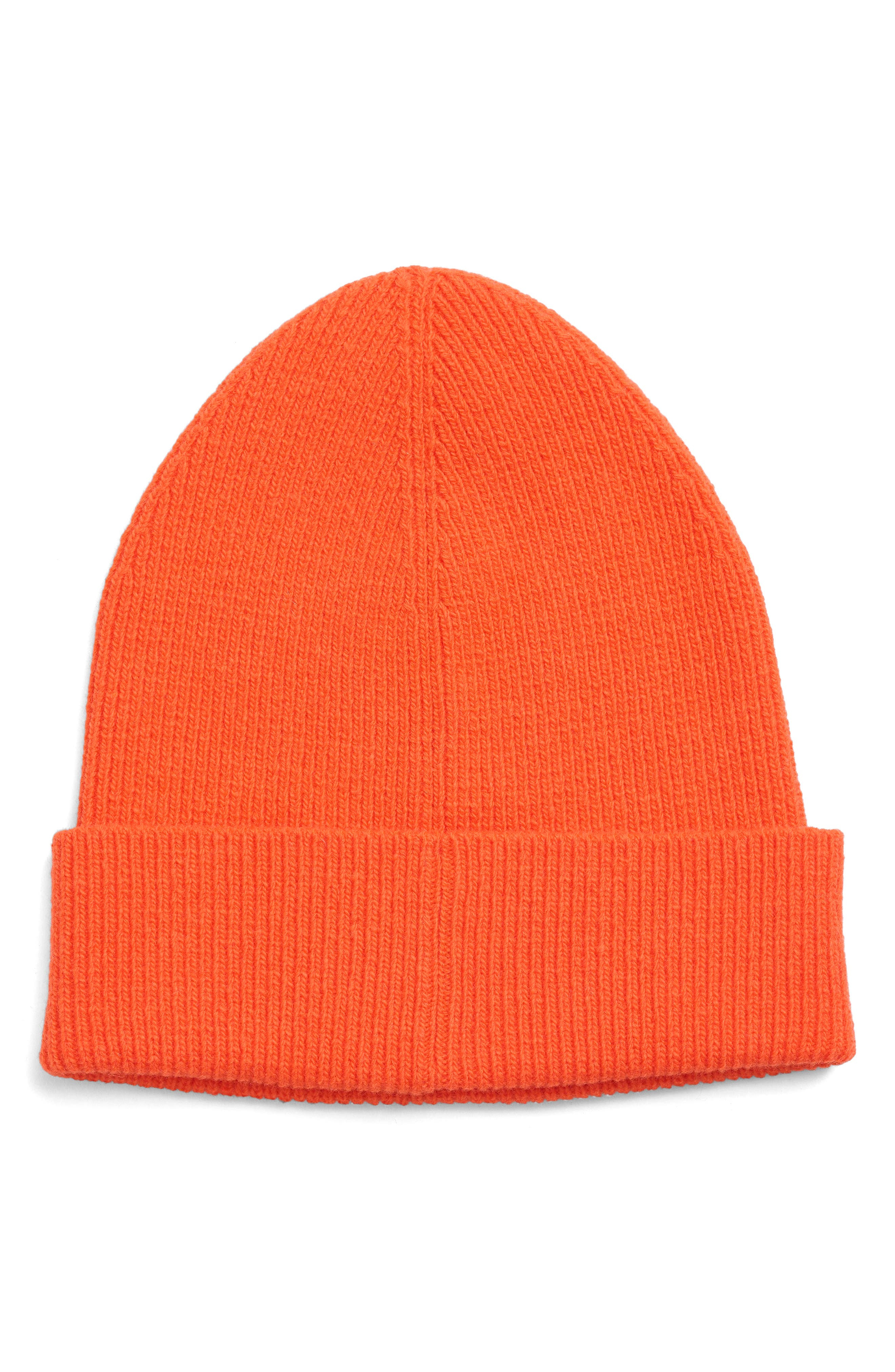 Marc Jacobs Joy Wool Blend Beanie in Orange Multi at Nordstrom - 3