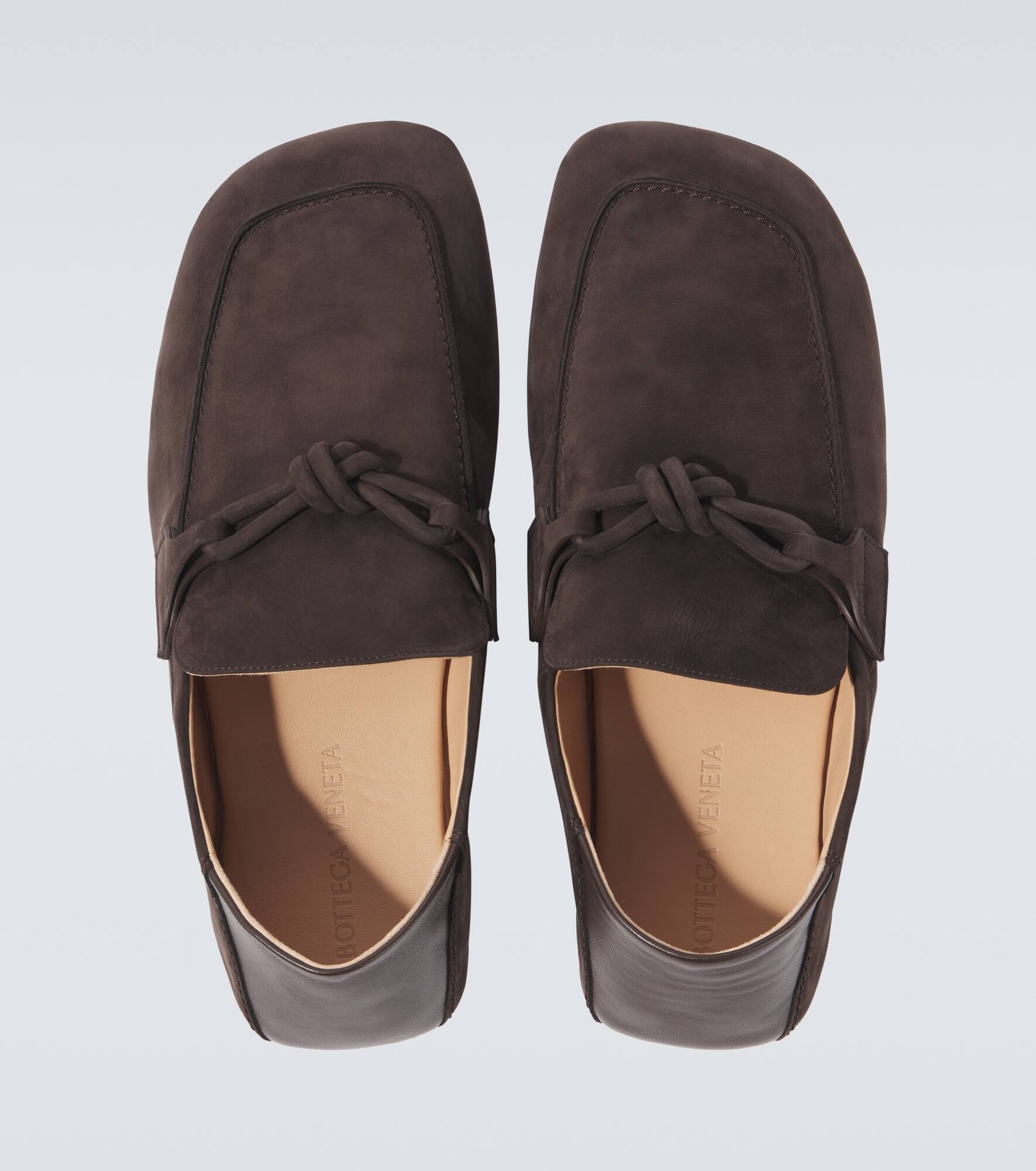 Daddy suede loafers - 4