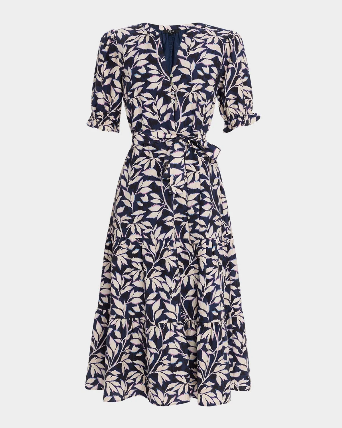 Eliana Tiered Midi Shirtdress - 1