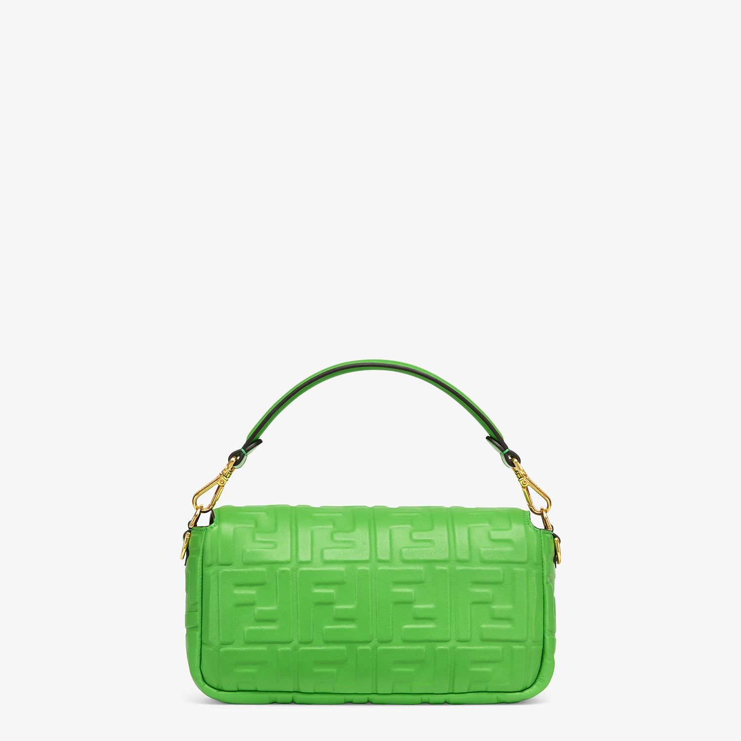 Green nappa leather bag - 4